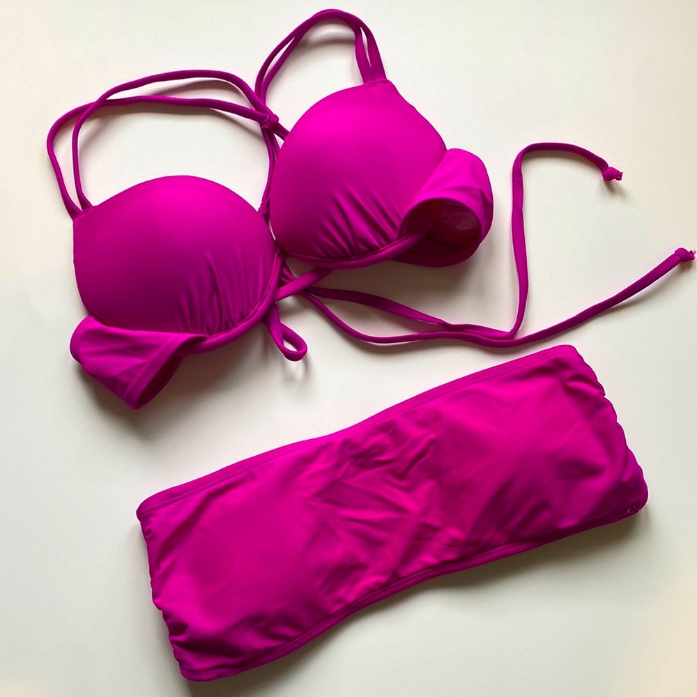 Tags Aubainerie Bundle Two Bikini Top Bandeau Push-up